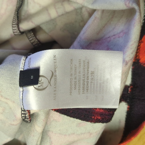 Alexander McQueen Kaleidoscope Abstract Butterfly Print Mini Dress *Altered - Picture 6 of 16